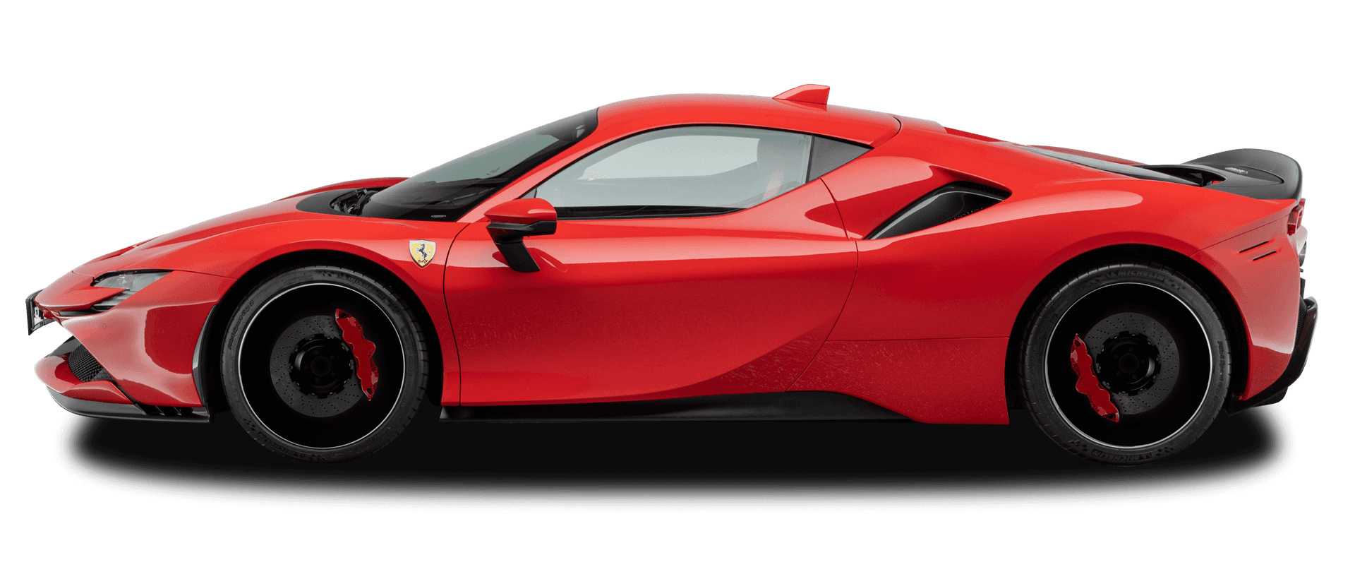 Car in Racing Red